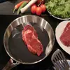Коврик для сковороды, 2 шт. в упаковке, антипригарная круглая сковородка, подложка для жарки, листовой коврик для барбекю, духовки, кухонный инструмент 24 см ► Фото 3/6