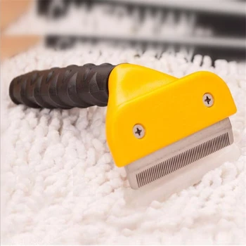 

Stainless Steel Pet Cat Dog Comb Hair Brush Animal Fur Removal Deshedding Grooming Tool Hair Remover Clipper Metal Dog Combs