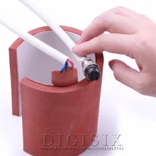 7,5-9,5 см 11 унций силикон сублимационная кружка обертка печать части для тепла Пресс машина 110 V или 220 V