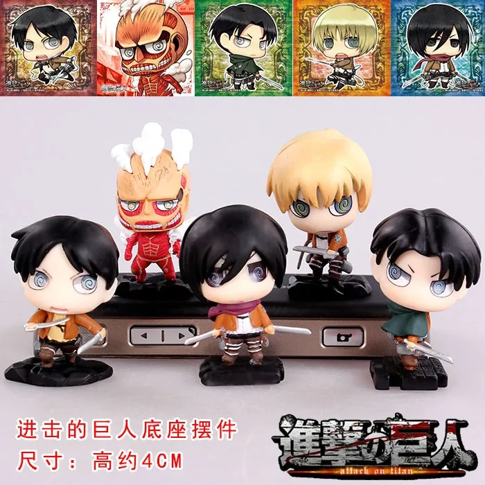 attack on titan mini figures