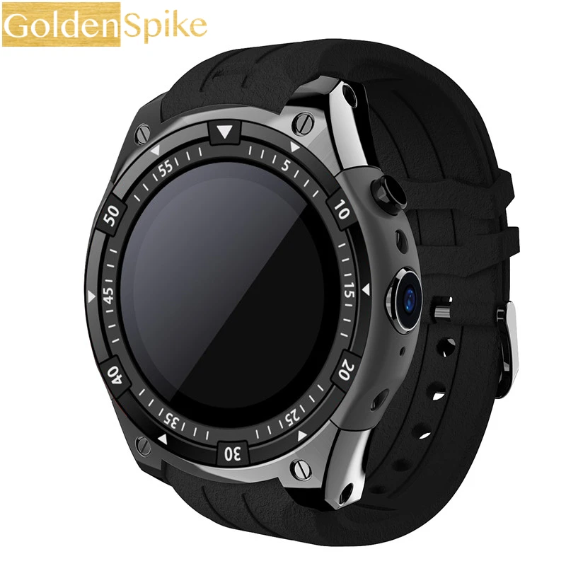 

GOLDENSPIKE x100 Smart Watch 1.3 Inch MTK6580 Android 5.1 3G 4GB Smart Watch 450mAh 2.0 Mega Pixel Heart Rate Monitor smartwatch