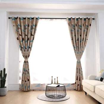 

Modern Curtains For The Living Room Window Solid Color Bluckout Curtains For Bedroom Blinds Finished Drapes 90% Shading