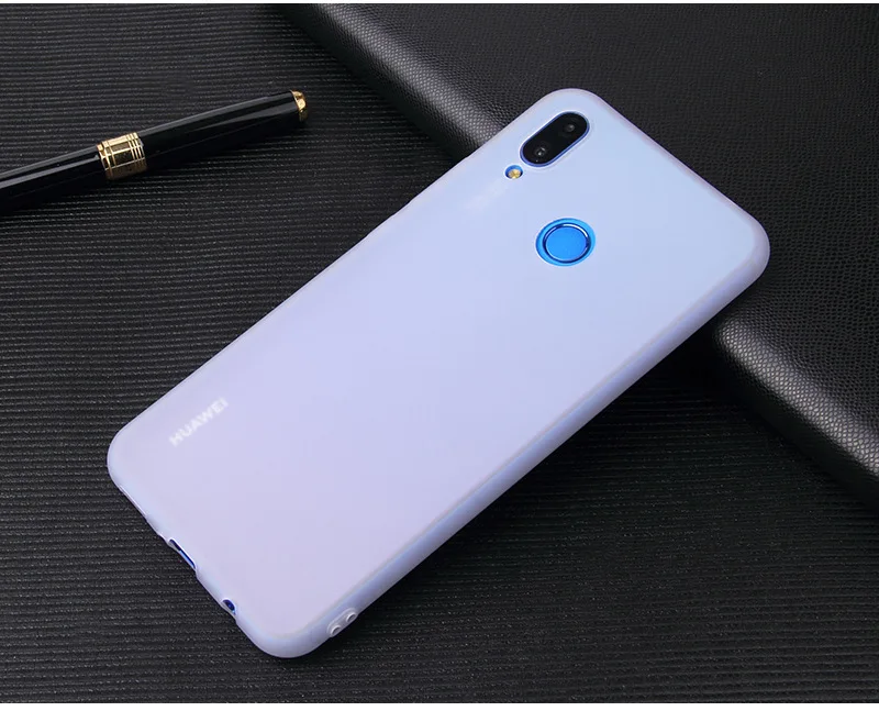 cell phone belt pouch Matte Colorful Soft Silicone TPU Case For Huawei Nova 2i 2s 2 Plus Nova 3 3i 3e Nova 4 P smart 2019 P20 lite P30 Pro Cover case mobile phone case with belt loop