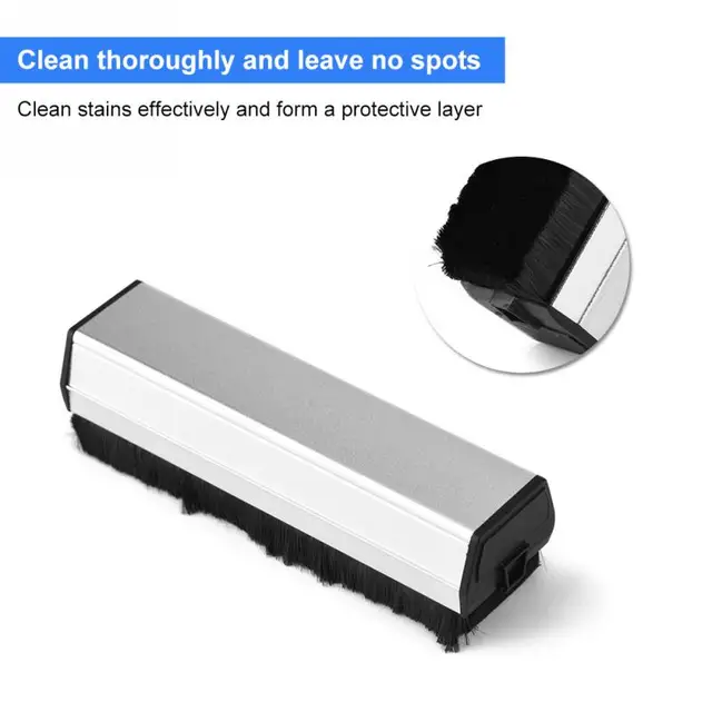 Portable Vinyl Record Clean Brush Antistatic Dust Spots Cleaner Vinyl Record Clean Cleaning Brush Tool Turntable Player Accessor