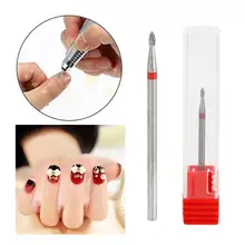 1 шт. 2,35 мм хвостовик диаметр ногтей сверла Сменные фрезы для маникюра головка для ногтей средство для удаления кутикул чистоты ногтей дрель аксессуары Вольфрамовая сталь