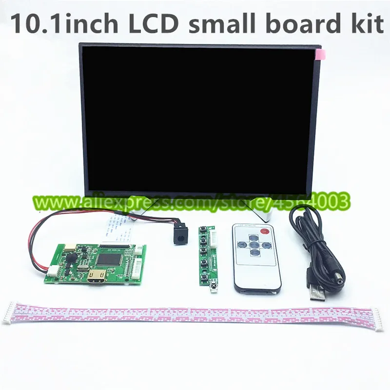 

10.1inch IPS for Raspberry Pi Monitor mini 1280*800 TFT EJ101IA-01G HD LCD display small driver board Remote HDMI VGA Controller