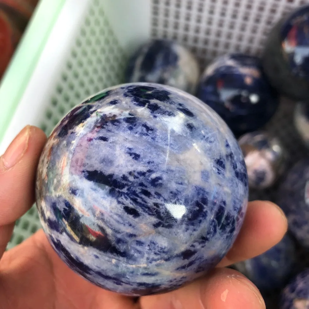1 шт. натуральный синий bluestone хрустальный шар кварцевый хрустальный шар