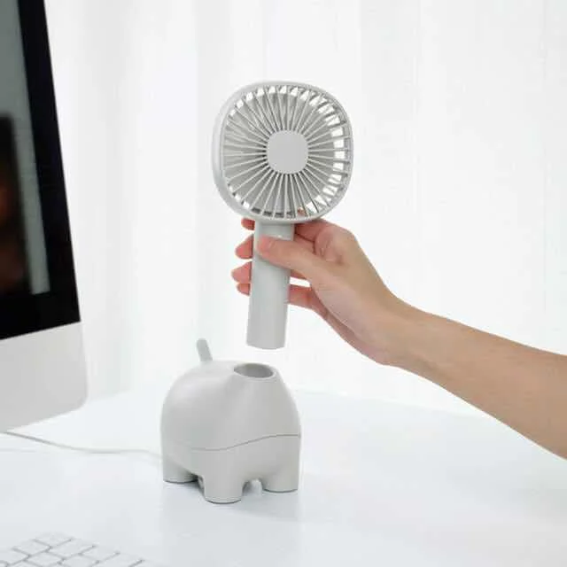 

USB Cartoon Fan usb ventilator Portable Desk Fan Mini USB charging Device Cool Fan Soothing Third Gear Wind For Home/Office