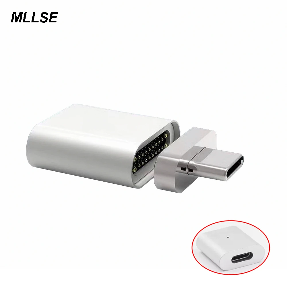 Магнитный адаптер MLLSE 20 PIN Type C для Macbook Pro MateBook быстрой зарядки ноутбука с портом TYPE