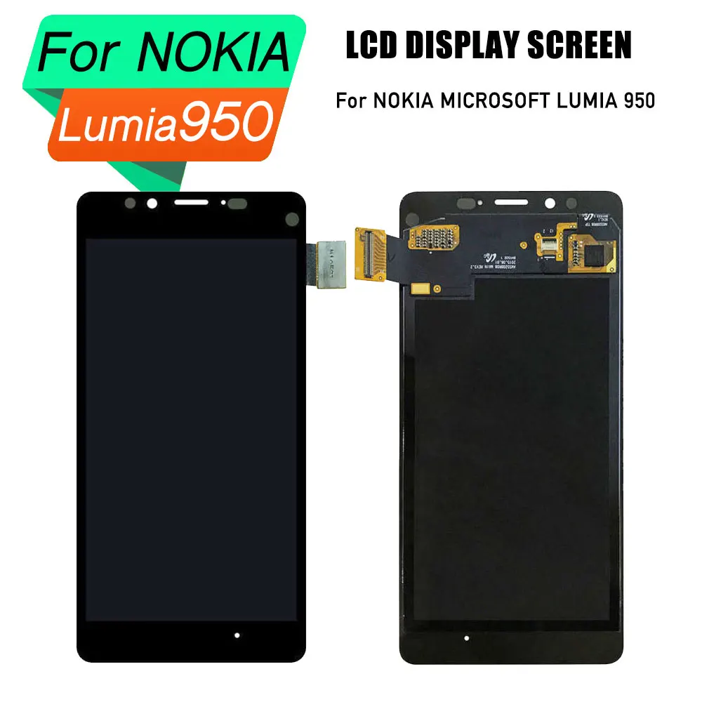 

PrepairP lcd touch display screen for NOKIA MICROSOFT 950 lcd digitizer screen assembly for Nokia lumia 950 lcd screen