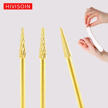 

HIVISOIN - （Three sets and one set ） Carbide Nail Drill Bit - small cone bit - Filing nails-Special-purpose