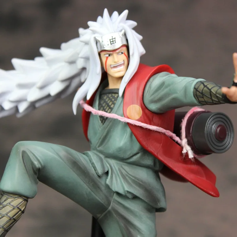 Аниме Наруто SHIPPUDEN Jiraiya с жабой крепление лягушка GamaBunta летняя фигурка монстра модель игрушки два в одном