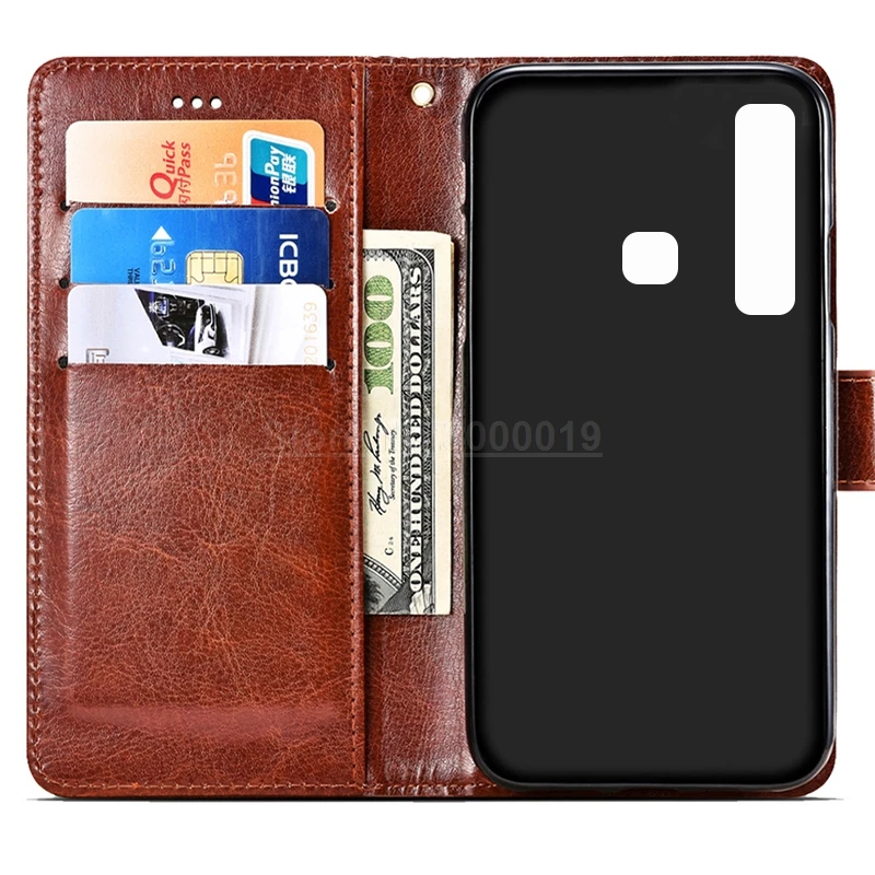 S10 Plus Case For Samsung A9 2018 Case Leather Wallet Cover For Samsung Galaxy A7 2018 A8 A6 Plus J4 J6 J8 S10 Lite Case Coque