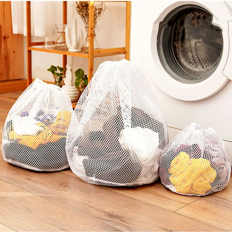 

Washing Machine Drawstring Mesh Net Bags Laundry Bag Large Thickened Wash Bags
