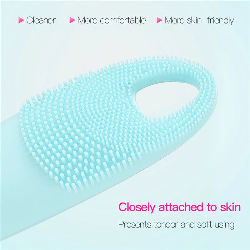 USB Facial Cleaning Massage Sonic Face Washing BrushWaterproof Silicone Face Cleanser Wrinkle Remover Device Skin Cleaner Care
