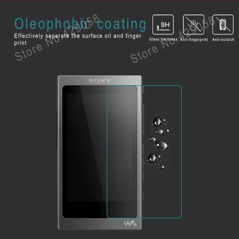 Защитная пленка для экрана из закаленного стекла SONY Walkman NW A45 A47 A35 A36 A37 A35HN A36HN A37HN