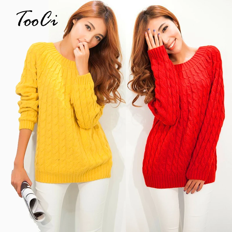 Женский свитер желтый высокий эластичный круглый вырез сплошной цвет трикотажные пуловеры повседневные женские Pull Femme Топы Casacos Femininos Sweter