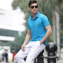 Плюс размер XS-3XL человек/женщина Универсальный поло высокого качества с коротким рукавом хлопок Мужские майки Мужские Упражнения поло 66531