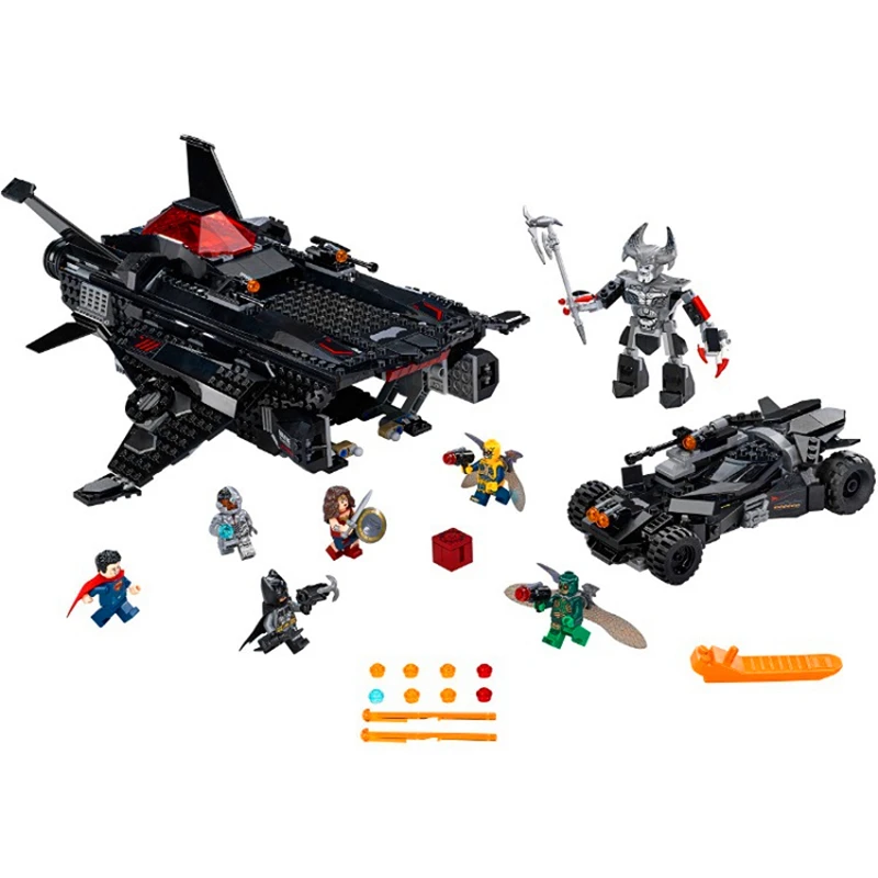 

BELA 10846 Heroes Batman Flying Fox Batmobile Airlift Building Blocks Brick Compatible 76087 Playmobil Toys