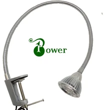 Гибкий GOOSENECK 5 W светодиодный зажим лампы для витрины