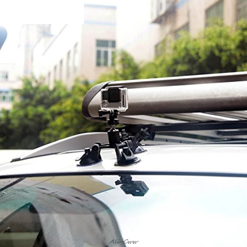 

Triple Suction Cup Mount Low Angle Sucker Holder for Gopro Hero 2 3 3+ 4 Camera