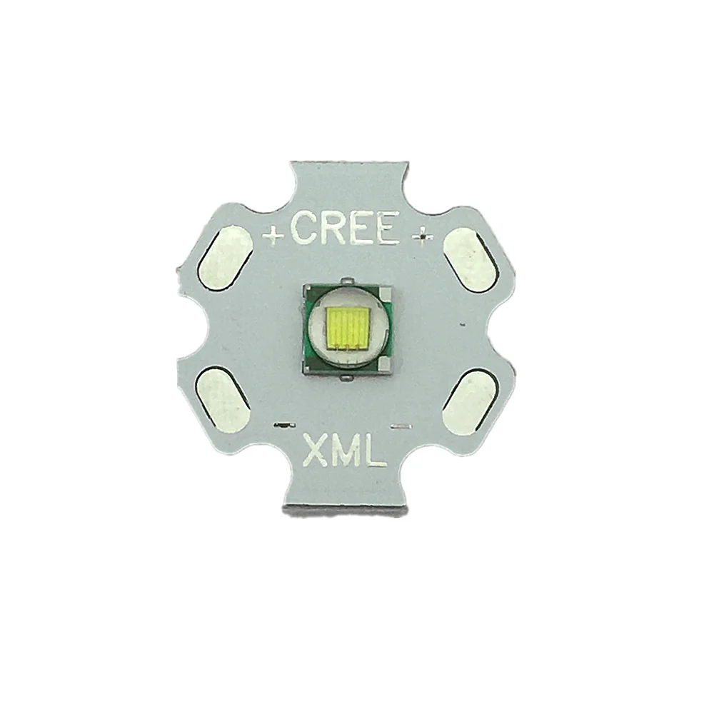 1 шт. CREE XML XM-L T6 светодиодный T6 U2 10 Вт белый теплый белый высокой мощности светодиодный чип-излучатель с 16 мм/20 мм PCB для DIY - Испускаемый цвет: White