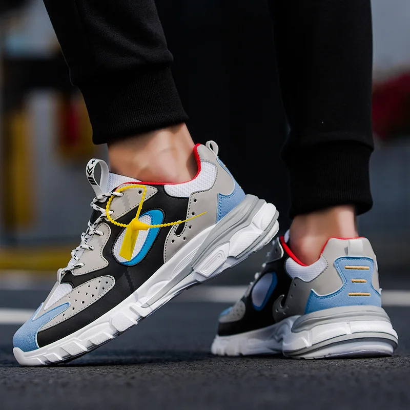 2019 Male Shoe Man Leisure Time Sneakers Dad Shoe Wear-resisting Non-slip Trend Casual Shoes Men Tenis Masculino Adulto Zapatos