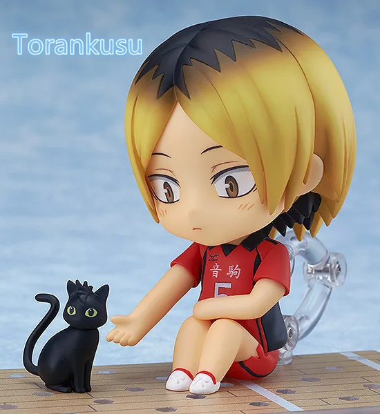 Haikyuu фигурку Kozume Kenma Nendoroid 605 # 10CMM Haikyuu Nendoroid kozumekenma модель игрушки куклы волейбол рисунок