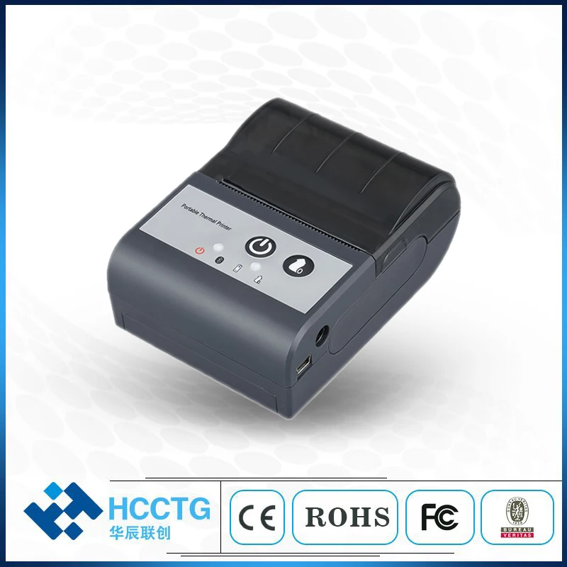 

Small 5V 58MM Bluetooth Wireless Invoice Printing Machine Handheld Thermal Ticket Printer HCC-T2P