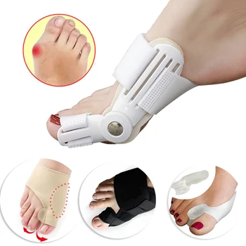 Hallux Valgus Bunion Corrector Orthopedic Pedicure Stretcher Toe Separator Bunion Corrector Orthotics Feet Bone Thumb Adjuster