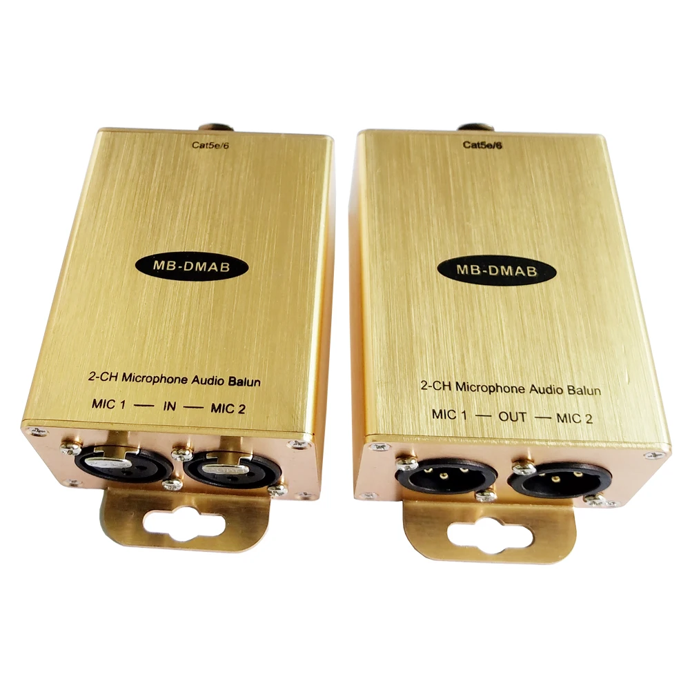 

Cat5 Microphone Adapter Microphone to RJ45 Converter Microphone&Phantom Extender Via Cat5/6 Microphone snake Adaptor