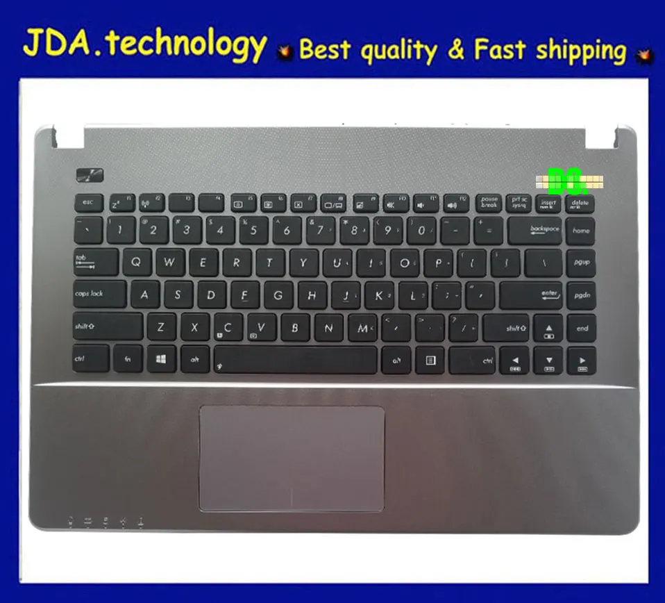 Wellendorff / Топ чехол для Asus A450 X450 X450C X450V Y481C F450 подставка для клавиатуры США верхняя крышка, серый