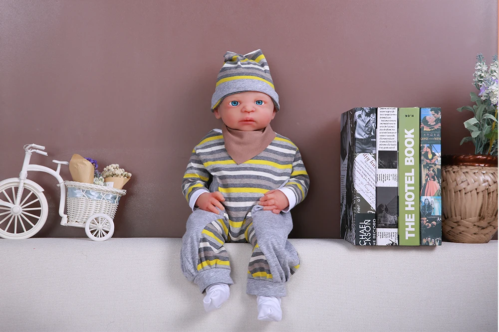IVITA WB1504 56 cm 5 kg de alta calidad de cuerpo completo de silicona muñecas Reborn niño abrieron los ojos nacido vivo bebé con ropa Juguetes IVITA WB1504 56 cm 5 kg de alta calidad de cuerpo completo de silicona muñecas Reborn niño abrieron los ojos nacido vivo bebé con ropa Juguetes