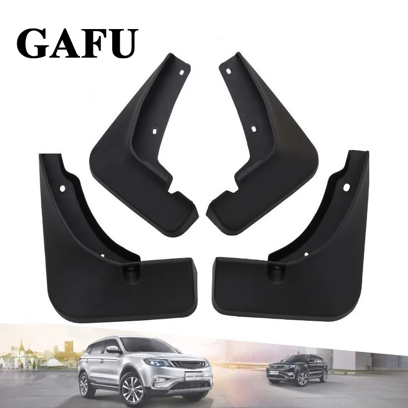

For geely atlas boyue Splash Guards Mud Flaps Front Rear Mudguards Fender Accessories 2017 2018