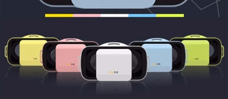 Дизайн виртуальной реальности красочные VR мини 3D очки VRBOX для 4,5-5,5 дюймов Android ios смартфон
