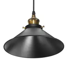 24CM Iron Retro Vintage Pendant Lights E27 Pendant Lamp Fixtures Bar Industrial Kitchen Bedroom Decor 110V-265V