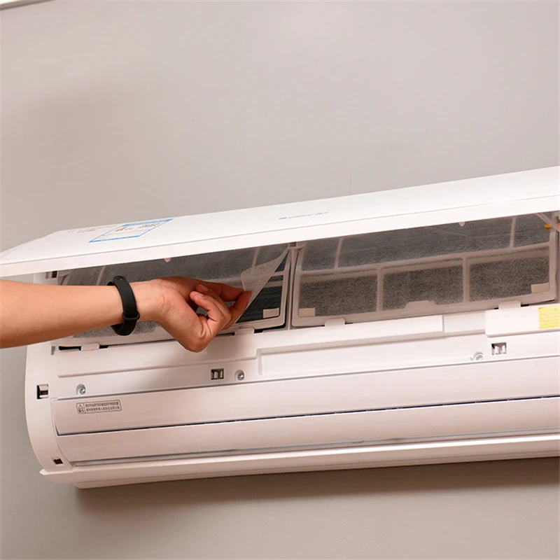 

4PCS Air Conditioning Wind Outlet Dustproof Protection Cover DIY Self-Adhesion Air Purifying Filter Cleansing Household