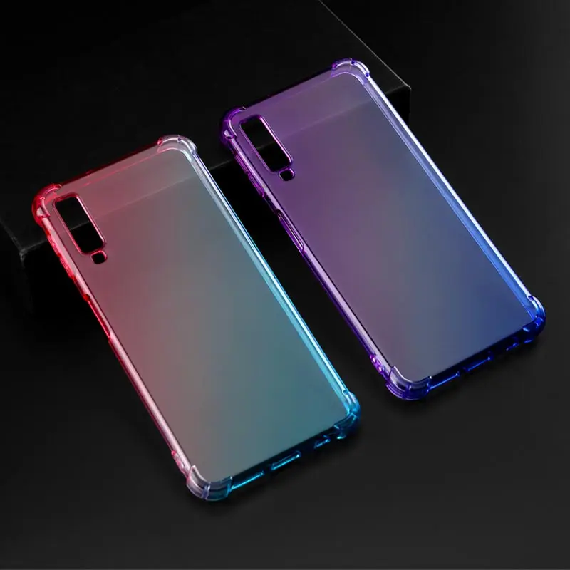 

Gradient color case for Samsung Galaxy S8 S9 Plus S10 5G S10E Note 8 9 10 pro A8 2018 A6 j4 j6 j8 A7 A9 2018 A6S A8S j2 j4 core