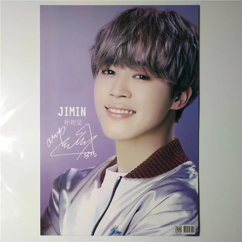 8*(42x29 см) Bangtan Boys Park Ji Min плакаты настенные наклейки подарок