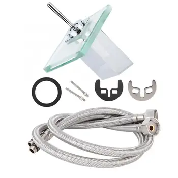 

Bathroom Faucet Wash Basin Hot and Cold Waterfall Glass Spout Mixer Taps new