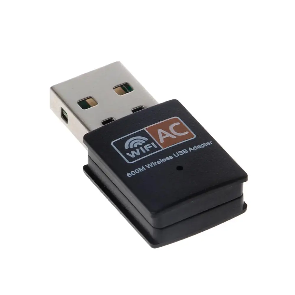 Беспроводной 600 Мбит/с USB wifi адаптер AC600 2 4 ГГц 5 WiFi Антенна ПК Мини компьютер