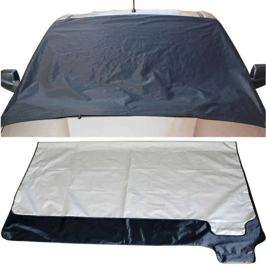 

New Arrival Car Snow Ice Protector Visor Sun Shade Fornt Rear Windshield Cover Block Shields no17