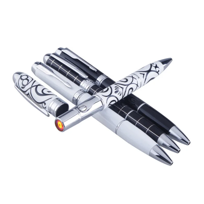 USB Lighter With Pen Rechargeable Electronic Lighters For Cigarette