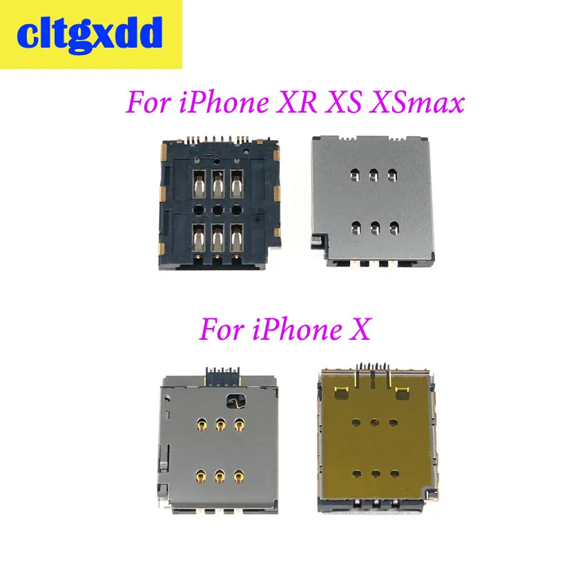 Cltgxdd Sim Card Socket Reader Adapter For Iphone X Xr Xs Xsmax Sim Card Tray Slot Socket Replacement Parts Buy Inexpensively In The Online Store With Delivery Price Comparison Specifications Photos