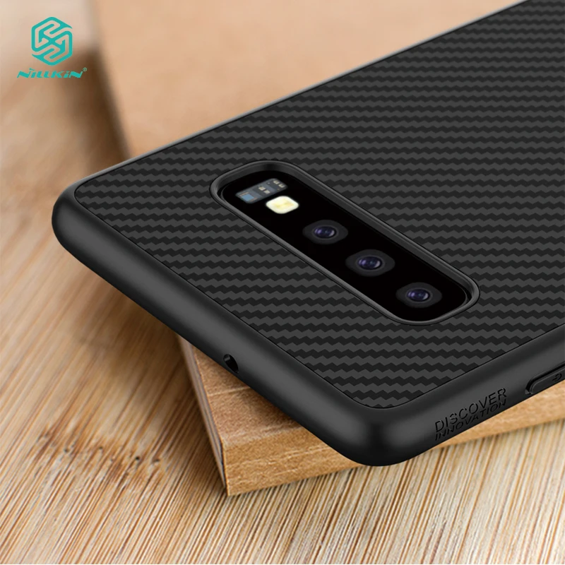 

Nillkin Synthetic Fiber cover for Samsung Galaxy S10 case Luxury phone shell Back Cover for Samsung S10