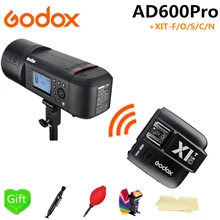 Godox AD600Pro TTL Outdoor Li-Battery Flash Strobe Light for Canon Nikon Sony Fujifilm Olympus + X1T-F/O/S/C/N Flash Trigger