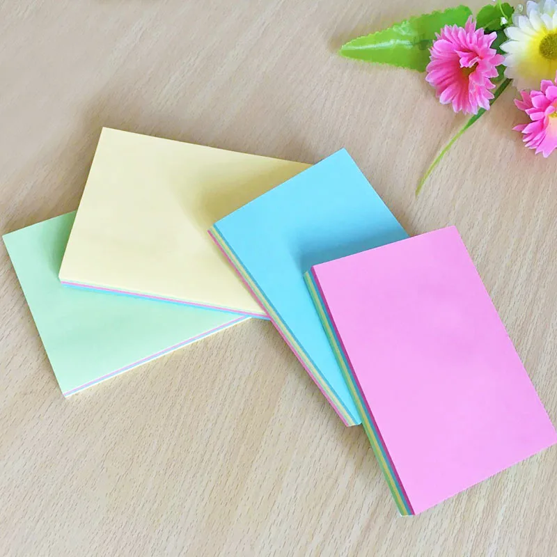 

Color sticky square convenience note n notes note 3 / 4 wholesale creative stationery
