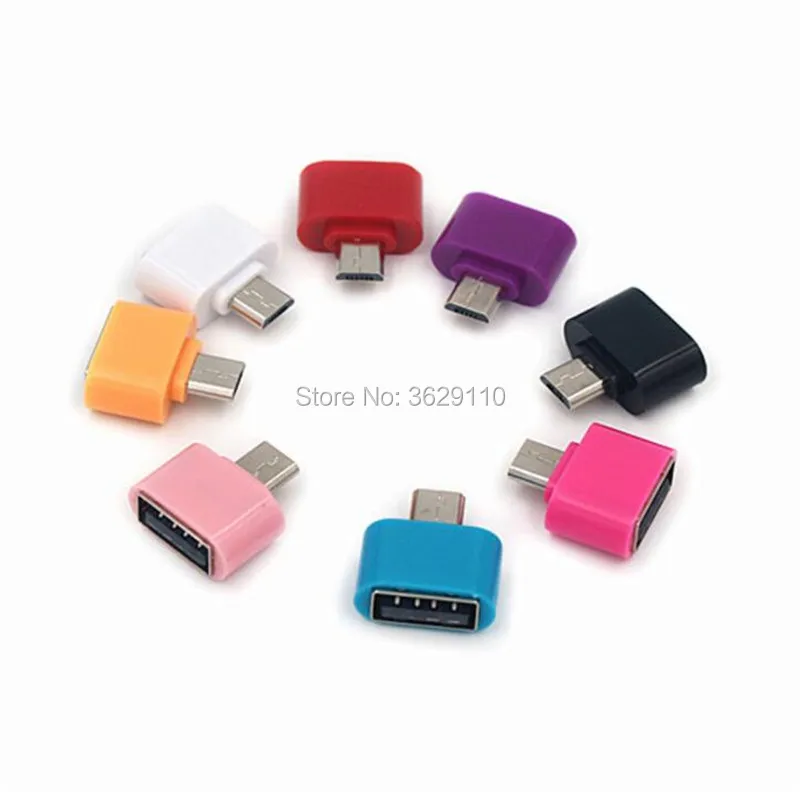 Hopetoth 5000 шт 5pin мини микро USB OTG к USB 2,0 Мини адаптер совместимый для samsung Android планшет