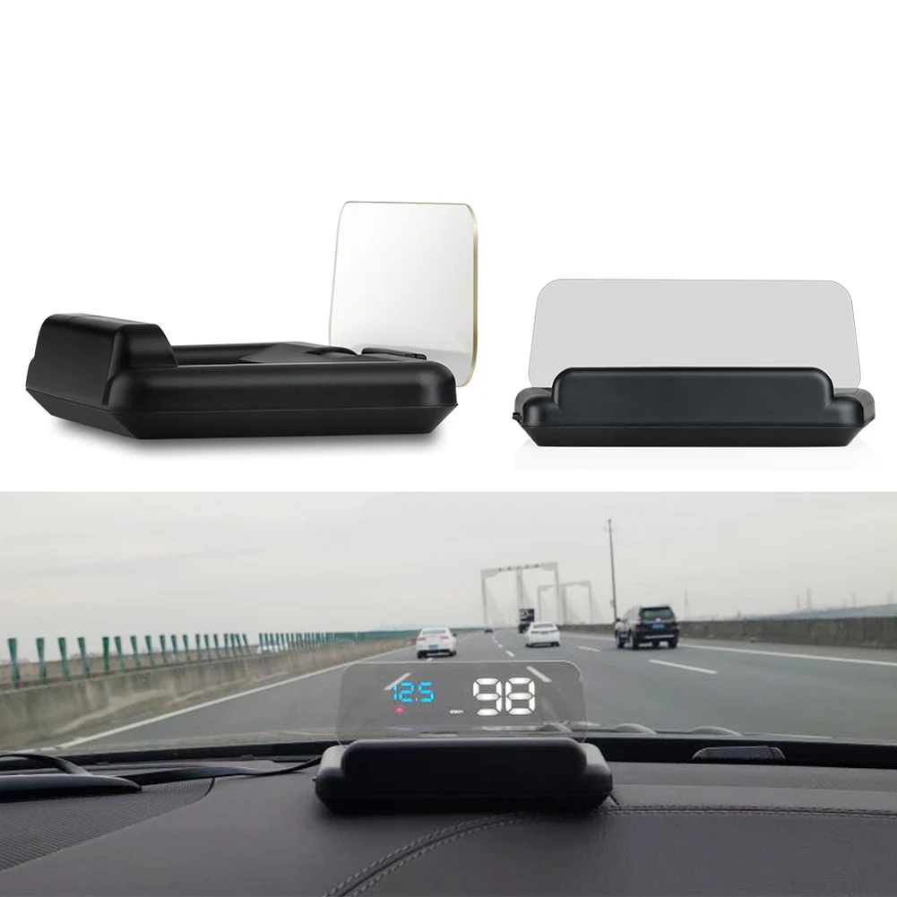 

C500 OBD2 HUD Head-Up Display with Mirror Digital Car Speed Projector Computer Fuel Mileage DXY88
