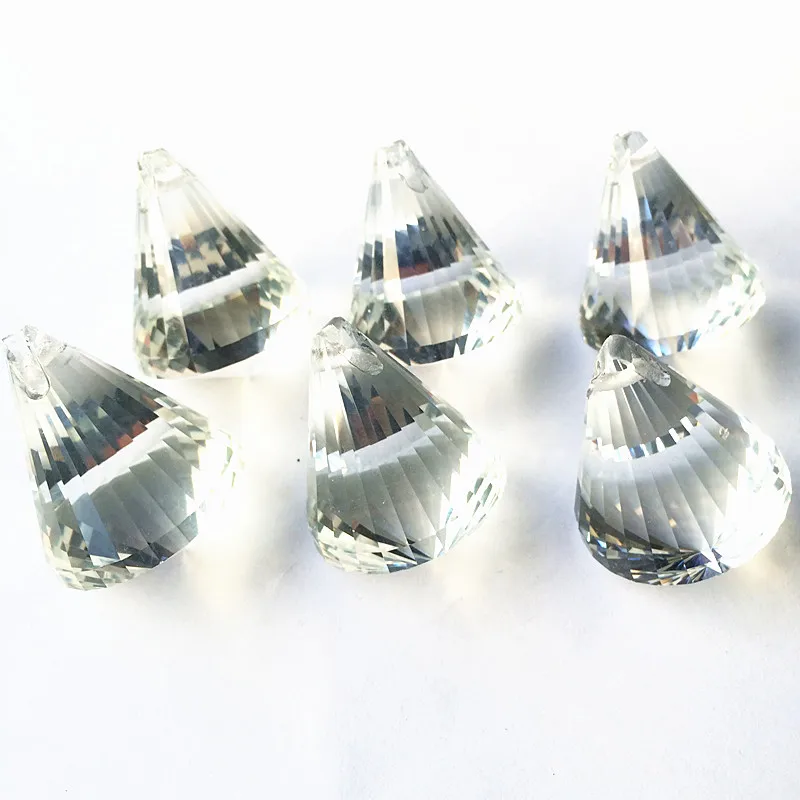 10 шт./лот, 30 мм прозрачные хрустальные граненые алмазные шары для частей люстры, лампа в форме призмы, подвески, украшения